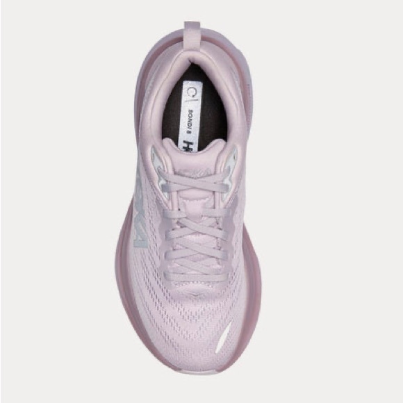 Hoka Bondi 8 Women's Lilac Marble/ Elderberry Sneakers size 10 - Picture 6 of 7